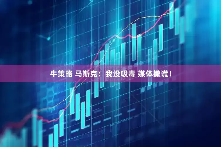 牛策略 马斯克：我没吸毒 媒体撒谎！
